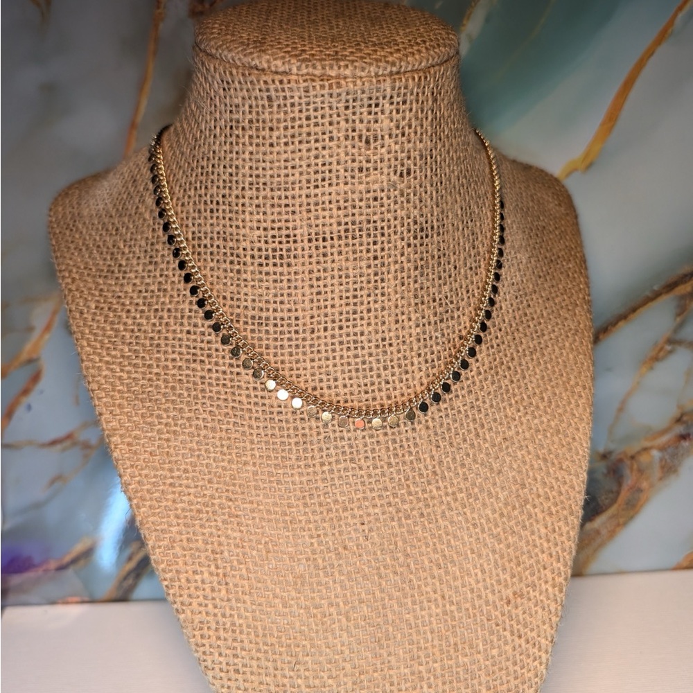 14 Kt  Gold Filled Chain With Small Discs 15”